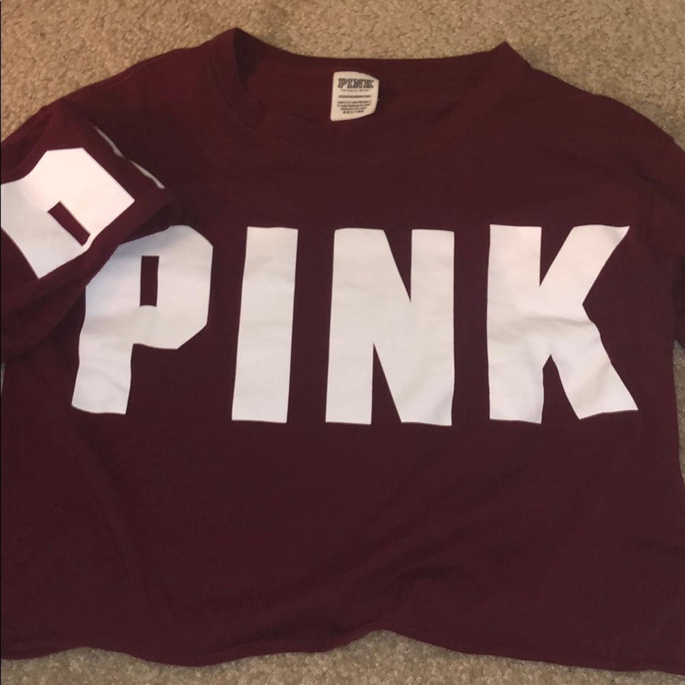 Victoria’s secret burgundy crop top